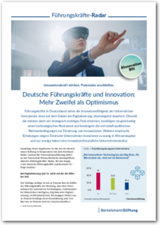 Cover Deutsche Führungskräfte und Innovation: Mehr Zweifel als Optimismus