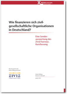 Cover Wie finanzieren sich zivilgesellschaftliche Organisationen in Deutschland?