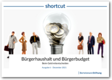 Cover SHORTCUT 6 - Bürgerhaushalt und Bürgerbudget