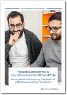 Cover Inklusives Wachstum für Deutschland 5: Migrantenunternehmen in Deutschland zwischen 2005 und 2014