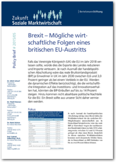 Cover Policy Brief #2015/05: <br/> Brexit – Mögliche wirtschaftliche Folgen eines britischen EU-Austritts