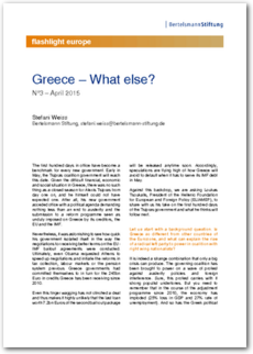 Cover flashlight europe 03/2015: Greece – What else?