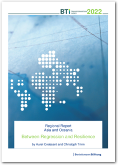 Cover BTI 2022 | Regional Report Asia and Oceania