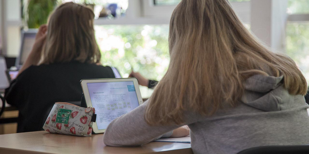 mathe mit tablet