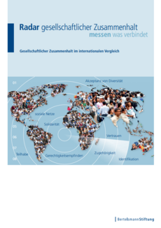 Cover Gesellschaftlicher Zusammenhalt im internationalen Vergleich