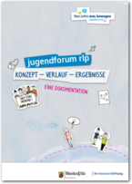 Cover jugendforum rlp: Konzept – Verlauf – Ergebnisse