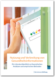 Cover Nutzung und Verbreitung von Gesundheitsinformationen