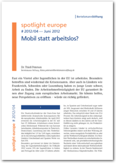 Cover spotlight europe 04/2012: Mobil statt arbeitslos?