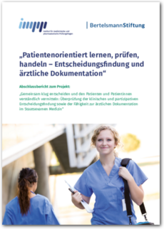 Cover Patientenorientiert lernen, prüfen, handeln - Entscheidungsfindung und ärztliche Dokumentation