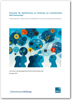 Cover Potenziale der Digitalisierung zur Förderung von transnationalen Skills Partnerships