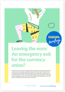 Cover Leaving the euro: An emergency exit for the currency union?