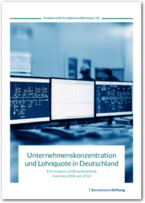 Cover Unternehmenskonzentration und Lohnquote in Deutschland