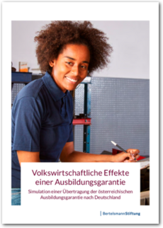 Cover Volkswirtschaftliche Effekte einer Ausbildungsgarantie