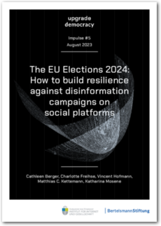 Cover The EU Elections 2024: How to build resilience against disinformation campaigns on social platforms