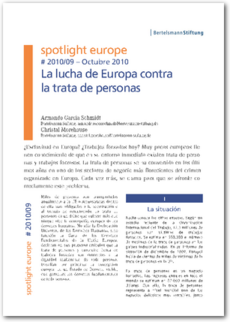 Cover spotlight europe 09/2010: La lucha de Europa contra la trata de personas
