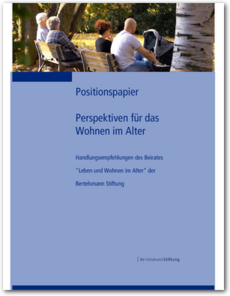Cover Positionspapier Perspektiven für das Wohnen im Alter                                                  
