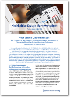 Cover Policy Brief 2026 | 01: Heizt sich die Ungleichheit auf?