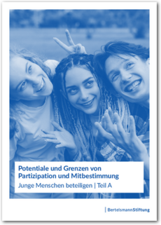 Cover Junge Menschen beteiligen - Teil A - Potentiale und Grenzen von Partizipation und Mitbestimmung
