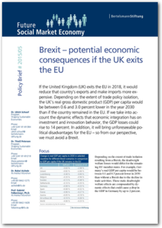 Cover Policy Brief #2015/05: <br/> Brexit – potential economic consequences if the UK exits the EU