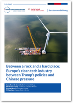 Cover Between a rock and a hard place: Europe’s clean tech industry between Trump’s policies and Chinese pressure