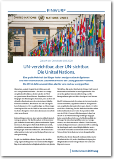 Cover EINWURF 3/2020 - UN-verzichtbar,aber UN-sichtbar. Die United Nations.