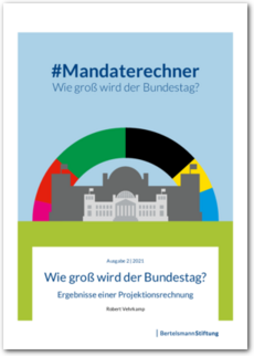 Cover #Mandaterechner - Wie groß wird der Bundestag? Ausgabe 2 / 2021