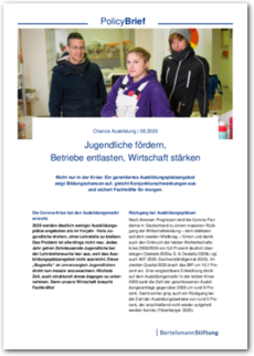 Cover Policy Brief Ausbildungsgarantie