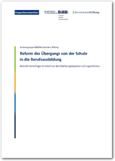 Cover Reform des Übergangs von der Schule in die Berufsausbildung