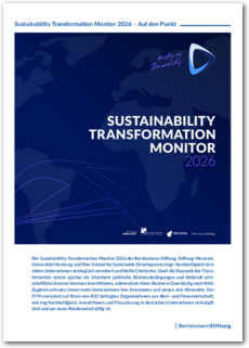 Cover Auf den Punkt: Sustainability Transformation Monitor 2026