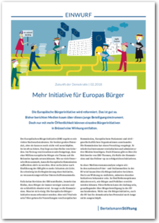 Cover EINWURF 2/2018 - Mehr Initiative für Europas Bürger