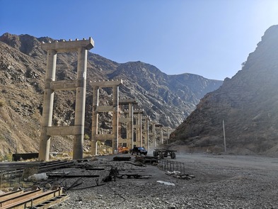 North-South alternative road in Kyrgyzstan that is being constructed by China Road and Bridge Corporation.North-South alternative road in Kyrgyzstan that is being constructed by China Road and Bridge Corporation.North-South alternative road in Kyrgyzstan that is being constructed by China Road and Bridge Corporation.North-South alternative road in Kyrgyzstan that is being constructed by China Road and Bridge Corporation.North-South alternative road in Kyrgyzstan that is being constructed by China Road and Bridge Corporation.