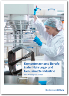 Cover Kompetenzen und Berufe in der Nahrungs- und Genussmittelindustrie | Studie