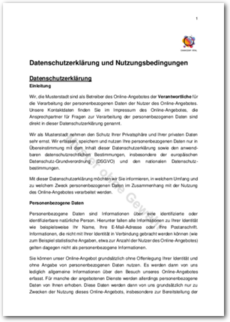 Cover Datenschutzbestimmungen & Nutzungsbedingungen Chancenportal