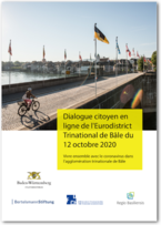 Cover Dialogue citoyen en ligne de l'Eurodistrict Trinational de Bâle du 12 octobre 2020