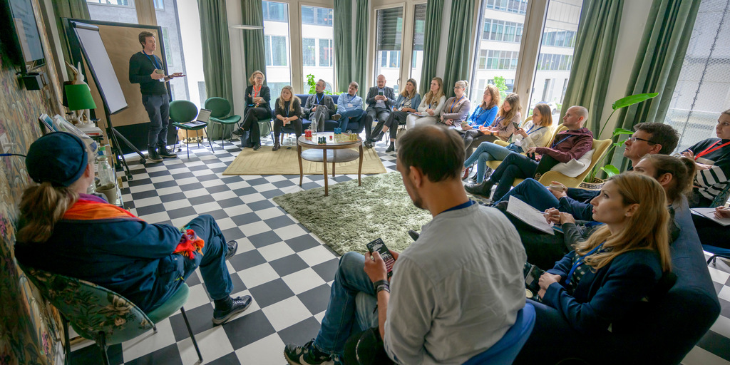 Session während des Barcamps