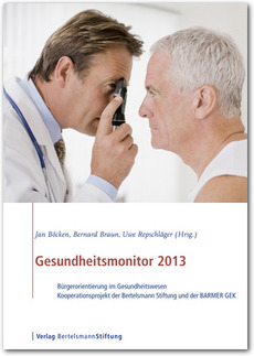 Cover Gesundheitsmonitor 2013