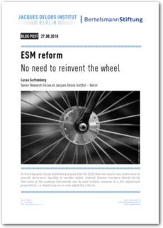 Cover ESM Reform: No need to reinvent the wheel