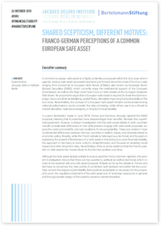 Cover Shared scepticism, different motives: Franco-German perceptions of a common European safe asset