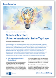 Cover Gute Nachrichten: Unternehmertum ist keine Typfrage