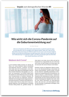 Cover Impuls zum demografischen Wandel #4: Wie wirkt sich die Corona-Pandemie auf die Geburtenentwicklung aus?