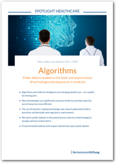 Cover SPOTLIGHT Healthcare: Algorithms