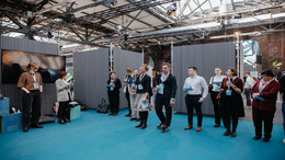 Menschengruppe bei der Transform in Berlin, 19.03.2025 in Berlin