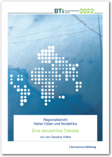 Cover BTI 2022 | Regionalbericht Naher Osten und Nordafrika