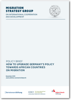 Cover How to upgrade Germany's policy towards African countries on Migration