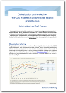 Cover Globalization on the decline: the G20 must take a new stance against protectionism