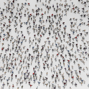 Wimmelbild mit Menschen - eupinions