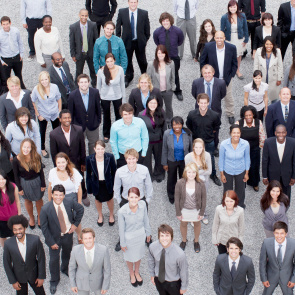 Gruppe unterschiedlicher Menschen