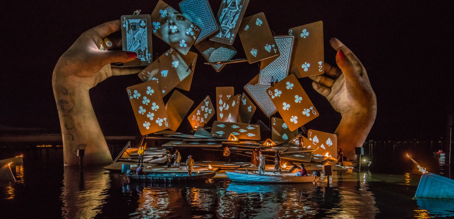 Bühnen-Präsentation "Carmen" der Bregenzer Festspiele