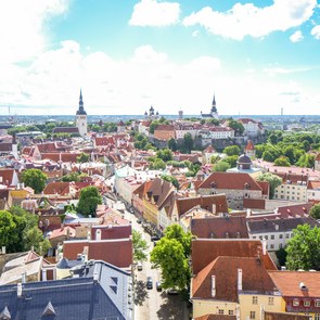 Bird’s-eye view of Tallinn