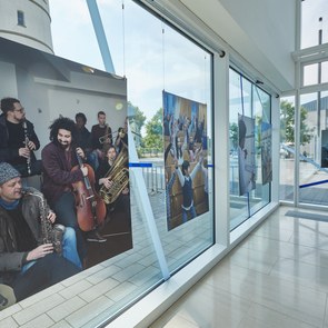 Fotoausstellung im Theater Gütersloh beim Festakt zur Verleihung des Reinhard Mohn Preises 2018